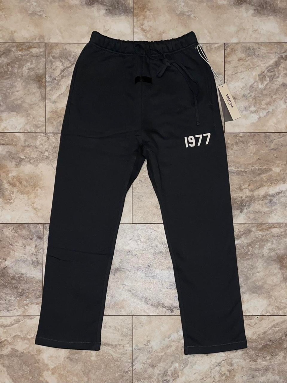 Essentials Black Fleece Sweatpants 1977 Iron Multiple Sizes